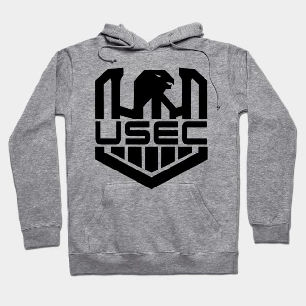 Escape From Tarkov USEC big logo Hoodie by Random_Design